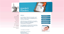 Desktop Screenshot of moedersvoormoeders.be