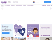 Tablet Screenshot of moedersvoormoeders.nl